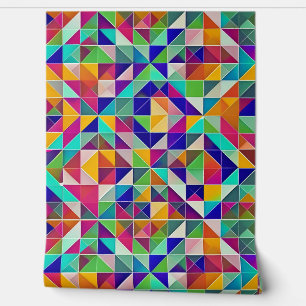 Colourful Geometric Patterns Wallpaper