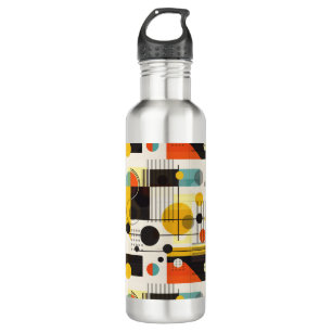 Colourful geometric shapes composition 710 ml water bottle