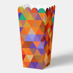 Colourful geometric shapes pattern 12 favor box