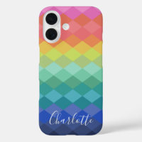 Colourful Geometric Shapes Rainbow Personalized 