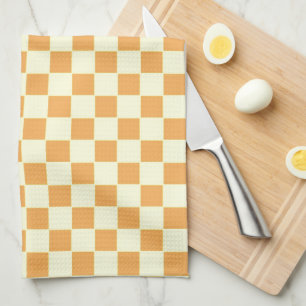 Colourful Geometric Squares Kitchen Towel