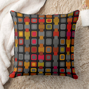 colourful geometric throw pillow