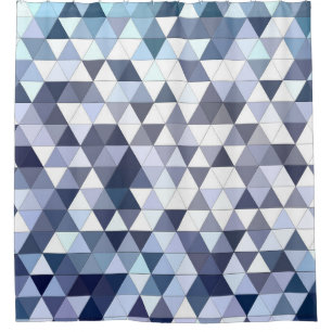 Colourful geometric triangular mosaic: abstract ba