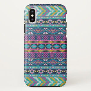 Colourful Geometric Tribal Pattern Case-Mate iPhone Case