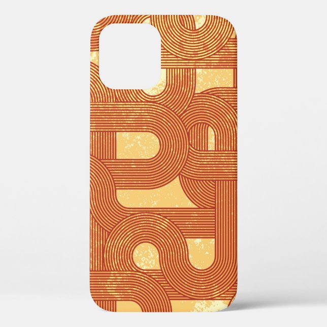 Colourful Geometric Vintage Abstract. Case-Mate iPhone Case (Back)