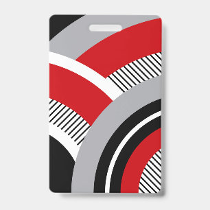 Colourful geometry badge