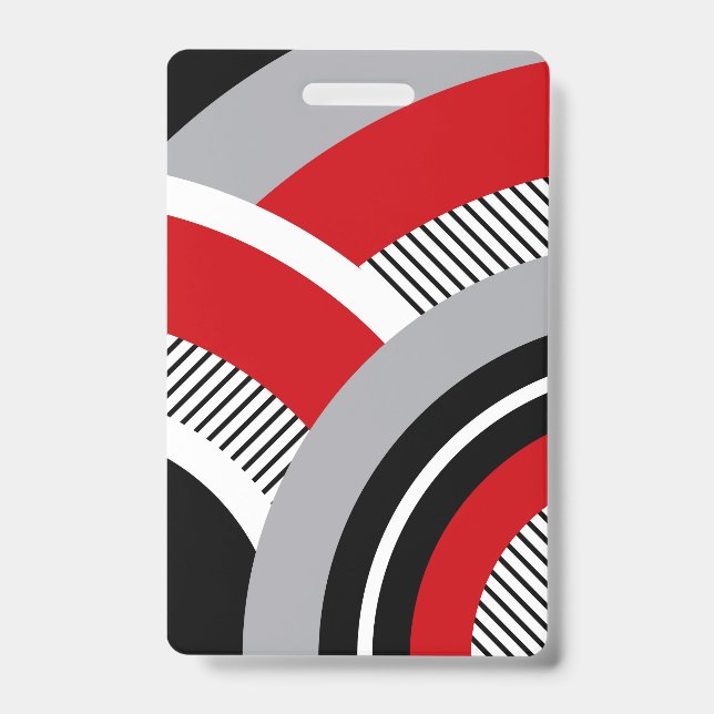 Colourful geometry badge (Front)