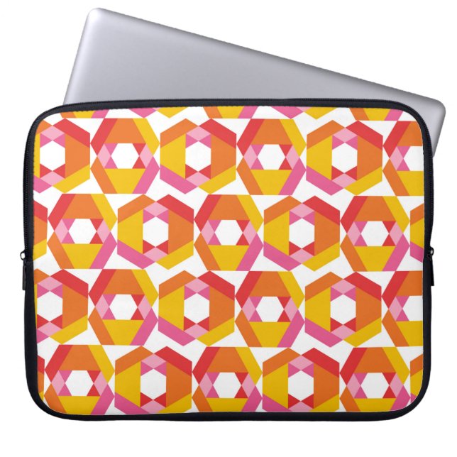 Colourful Geometry minimalistic artwork seamless p Laptop Sleeve (Front)