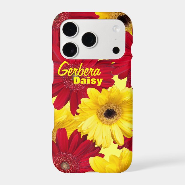Colourful Gerber Daisy Close-Up Photos Personalize (Back)