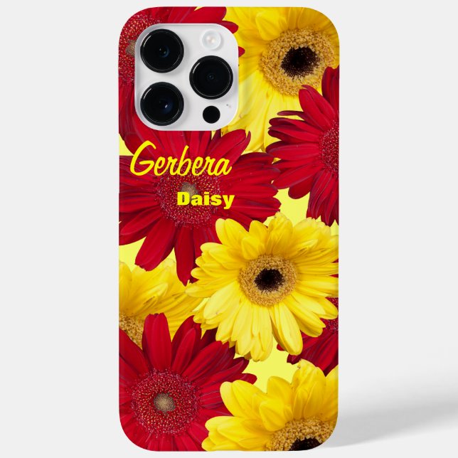Colourful Gerber Daisy Flowers Photography Custom Case-Mate iPhone Case (Back)