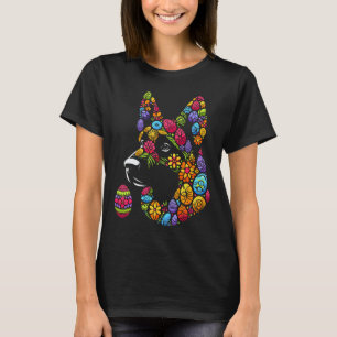 colourful german shepherd easter egg kids mens wom T-Shirt