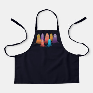 Colourful Ghosts Apron