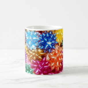 Colourful gift bow party present bow festive cute coffee mug
