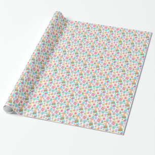 Colourful Giftboxes Wrapping Paper