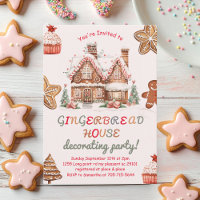 Colourful Gingerbread House Decorating Party 