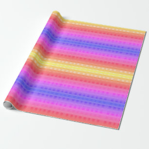 Colourful Gingham Pattern  Wrapping Paper