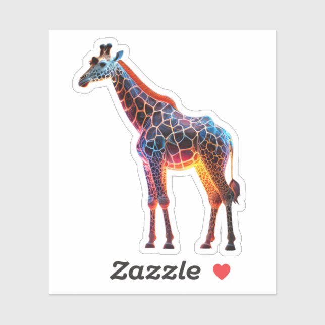 Colourful Giraffe (Sheet)
