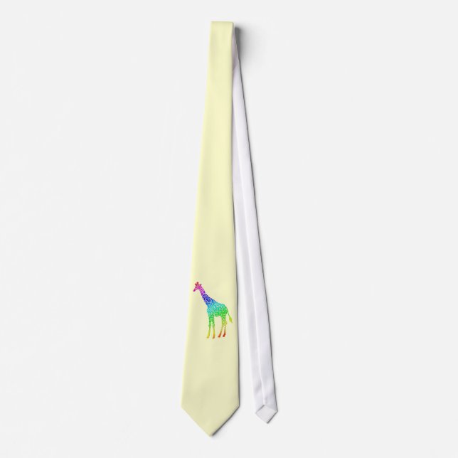 Colourful Giraffe Tie (Front)