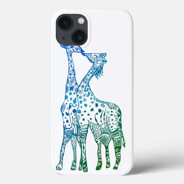 Colourful Giraffes Apple iPhone 8/7, Tough Xtreme Case-Mate iPhone Case (Back)