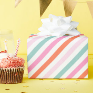 Colourful Girly Birthday Wrapping Paper