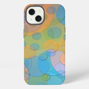 Colourful Glass Circles Abstract Modern Art iPhone 13 Case