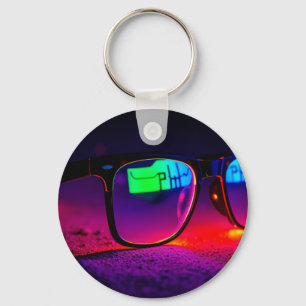 Colourful Glasses Keychain
