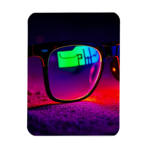 Colourful Glasses Magnet