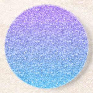Colourful Glitter And Sparkles Pattern Coaster