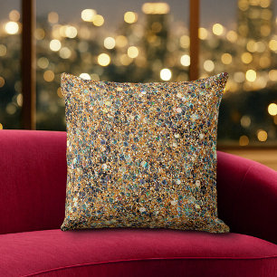 Colourful Glitter Pillow
