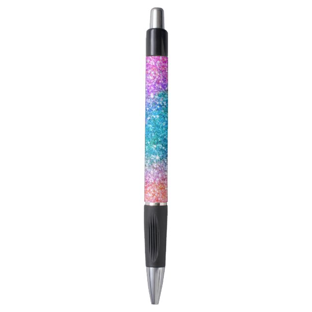 Colourful Glitter Texture Print Pen (Front Vertical)