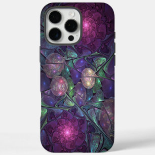 Colourful Glittering Modern Abstract Fractal Art iPhone 16 Pro Max Case