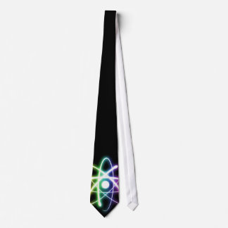 Colourful Glowing Atom - Cool Gifts Tie