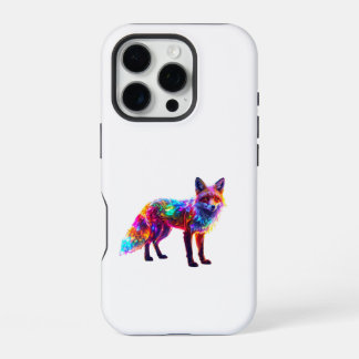 Colourful Glowing Fox iPhone 16 Pro Case