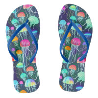 Colourful Glowing Jellyfish