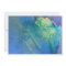 Colourful Gold Alcohol Ink Abstract Art Blank Card