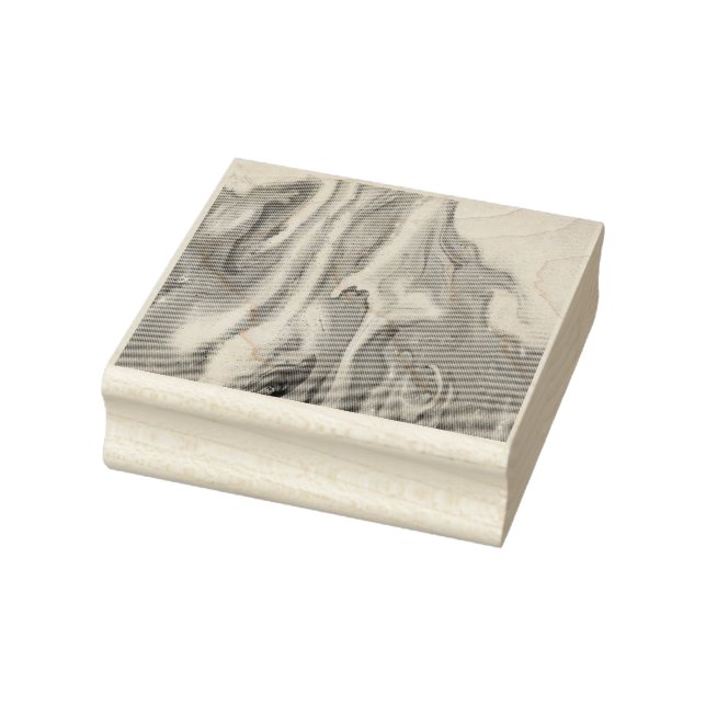 Colourful Golden Marble Backgroud Rubber Stamp (Stamp)