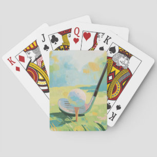 Colourful Golf Playing Cards