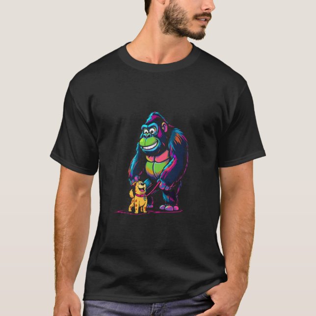 Colourful Gorilla T-Shirt (Front)