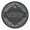 Colourful Gothic Tarot Moon Editable Candle Label