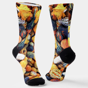 Colourful Gourds C  Socks