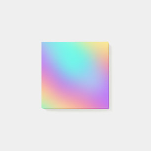 Colourful Gradient Post-it Notes