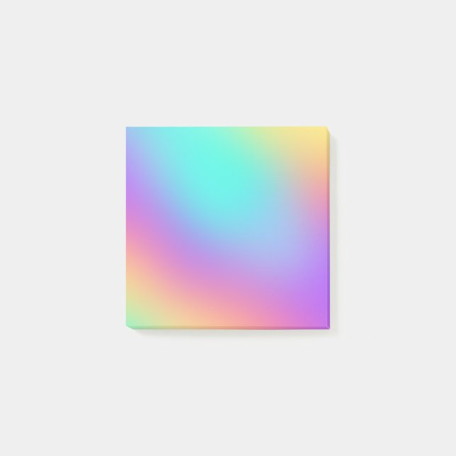 Colourful Gradient Post-it Notes (Front)