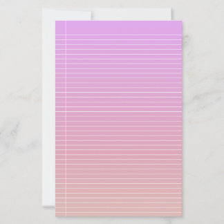 Colourful Gradient Stationery Paper