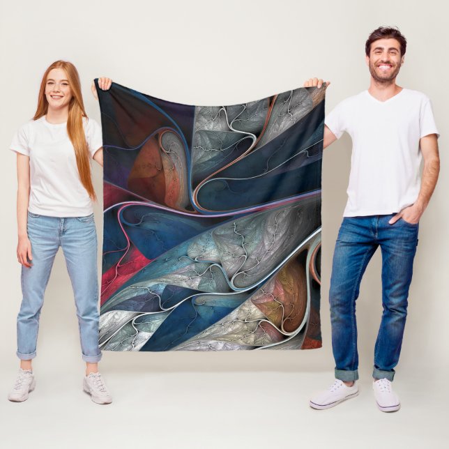 Colourful Graffiti Art, Fleece Blanket (In Situ)