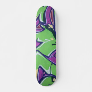 Colourful Graffiti Art Skateboard