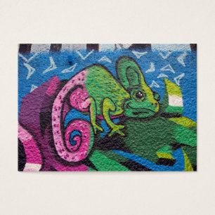 Colourful Graffiti Chameleon