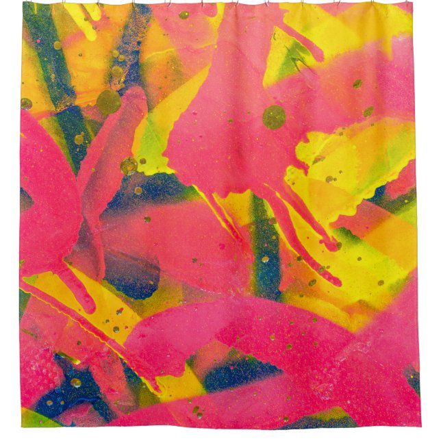 Colourful Graffiti. Closeup abstract street artart (Front)