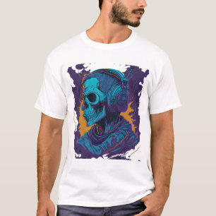 Colourful graffiti illustration of a Ghost T-Shirt