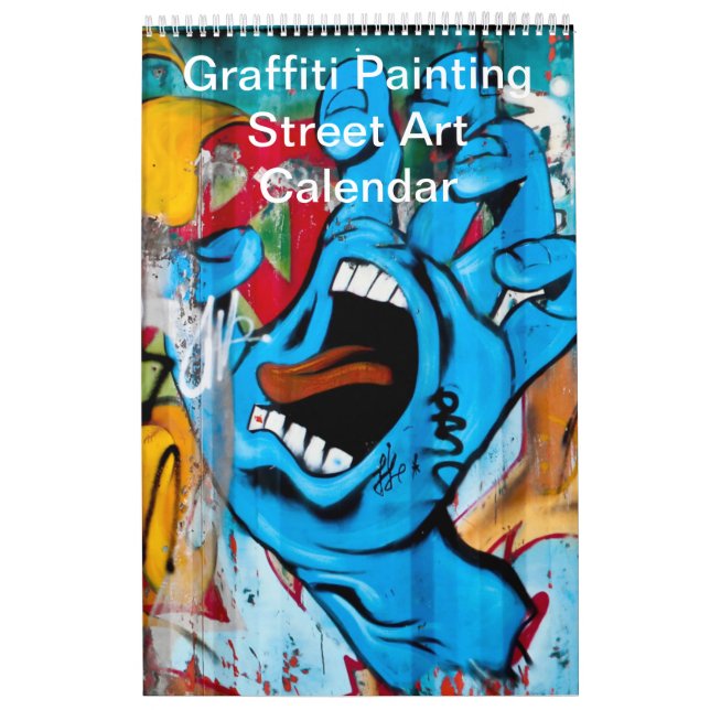 Colourful Graffiti Painting Street Art 2025 Calendar (Cover)