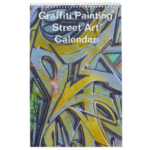 Colourful Graffiti Painting Street Art 2025 Calendar